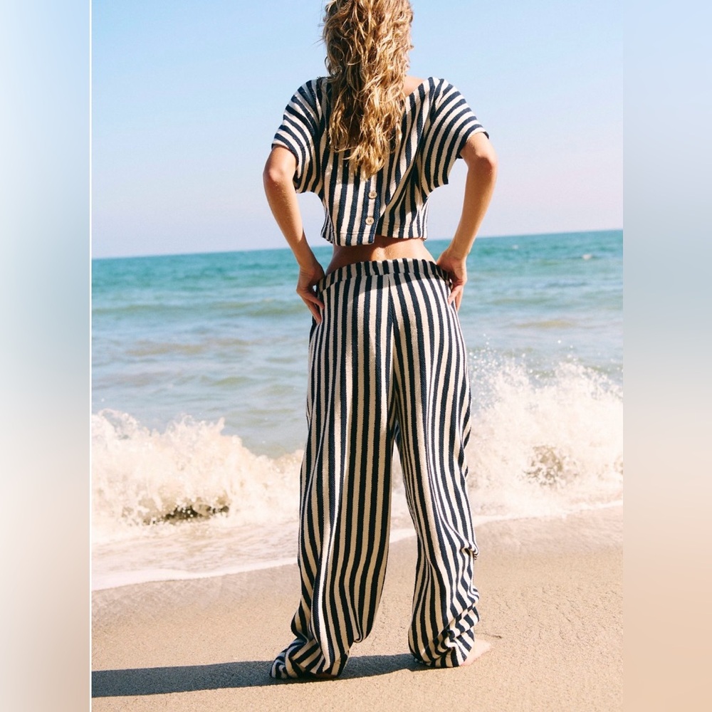 Free People Free-est Cotton Striped Changing Tides 2PC Set NWT 🔖